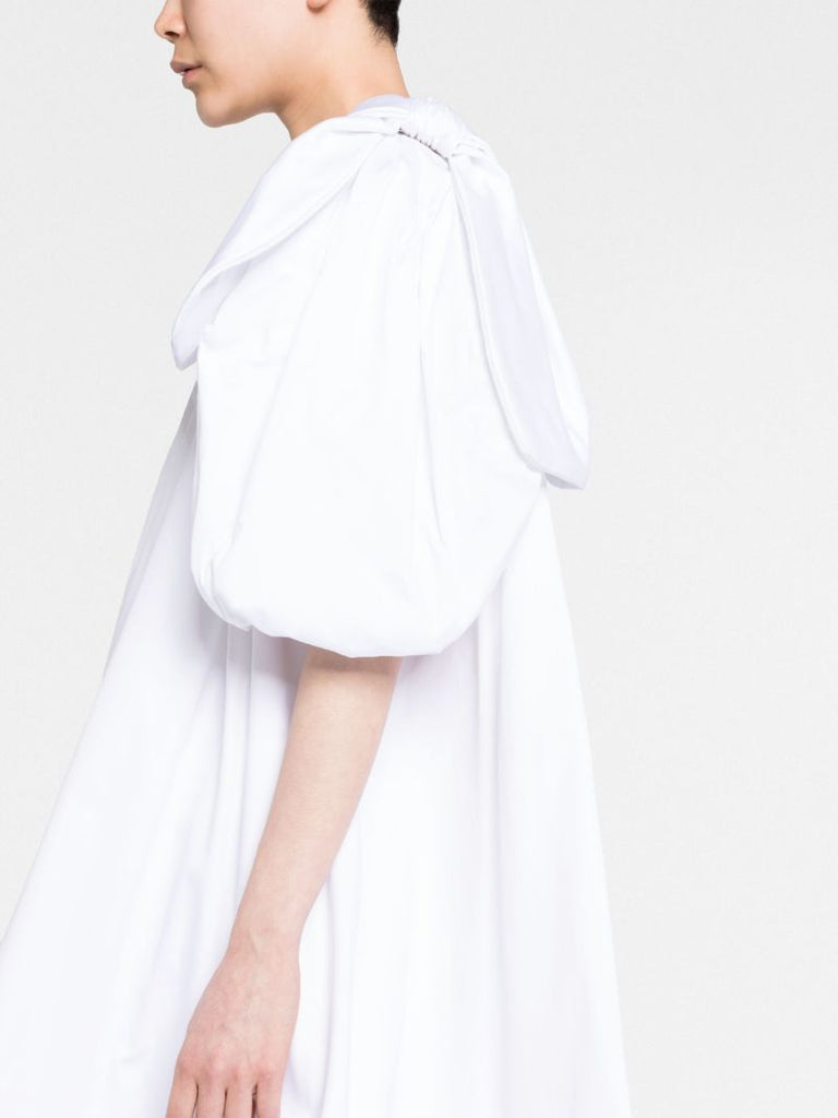 White Mithali One-shoulder Mini Dress