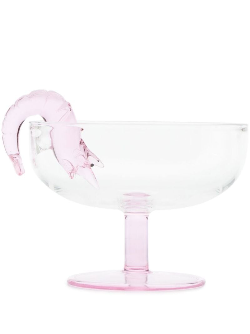 Clear Prawn Cocktail Coupe Glass