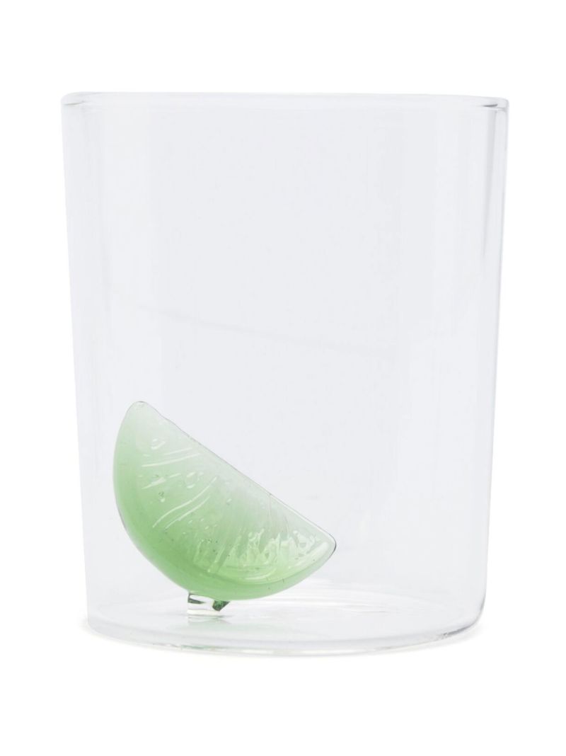 Clear Lime-cut Glass Set