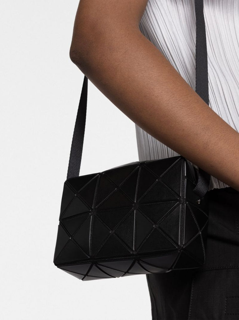 Black Cuboid Cross Body Bag