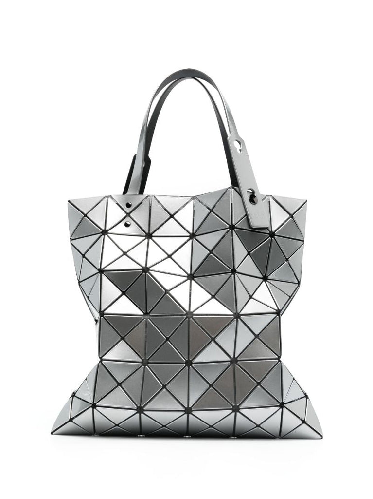 Silver Lucent Metallic Tote Bag