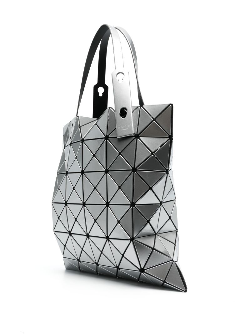 Silver Lucent Metallic Tote Bag