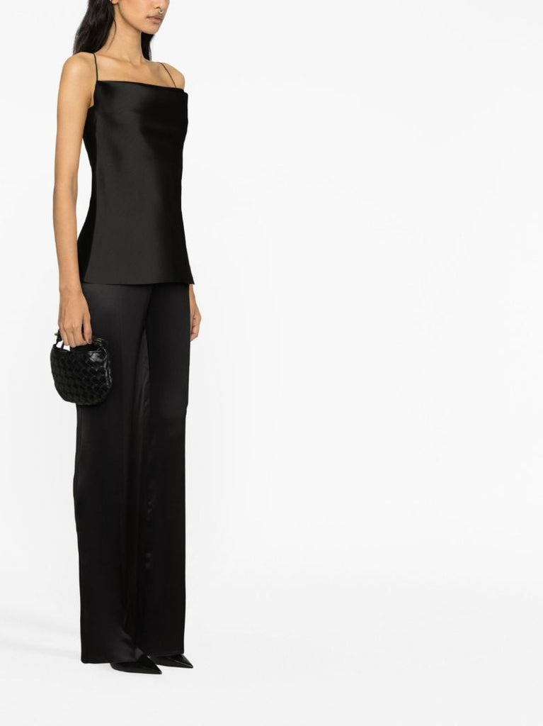 Black Square Neck Camisole Top