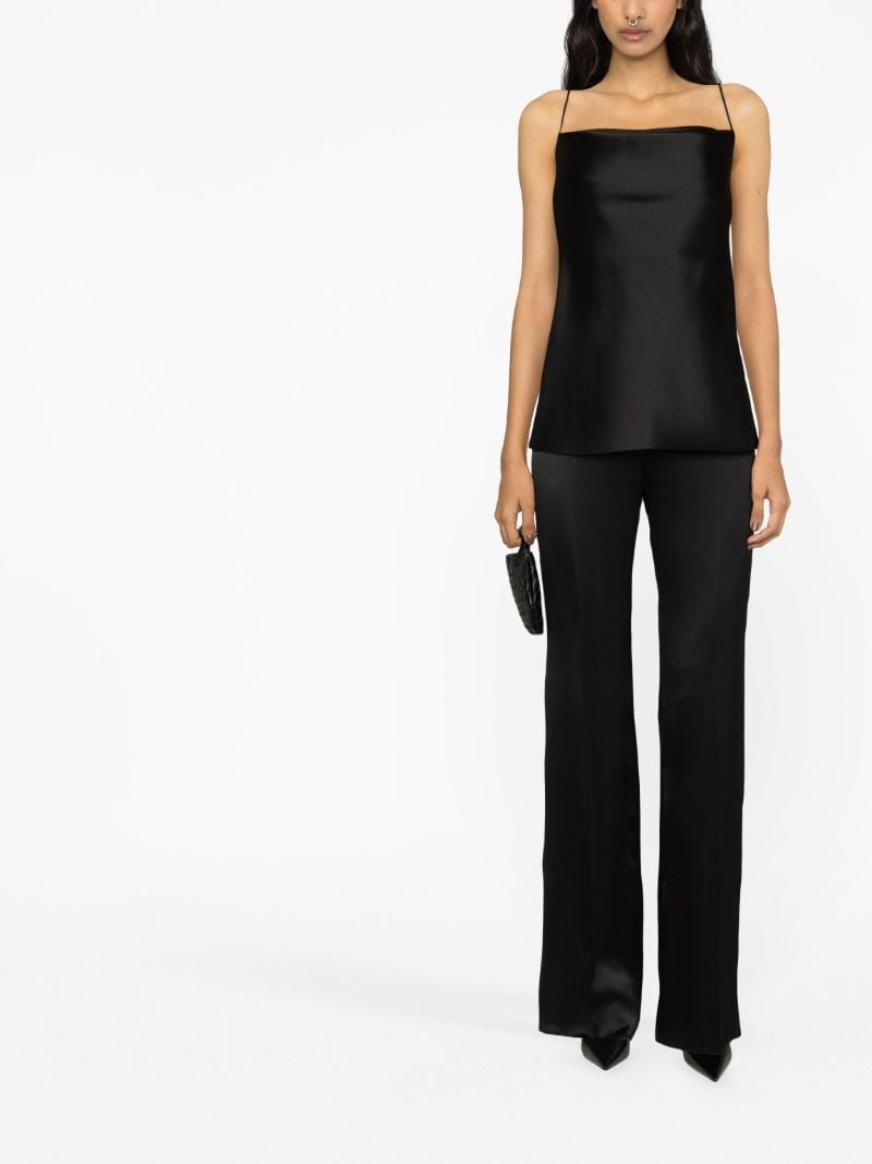 Black Square Neck Camisole Top