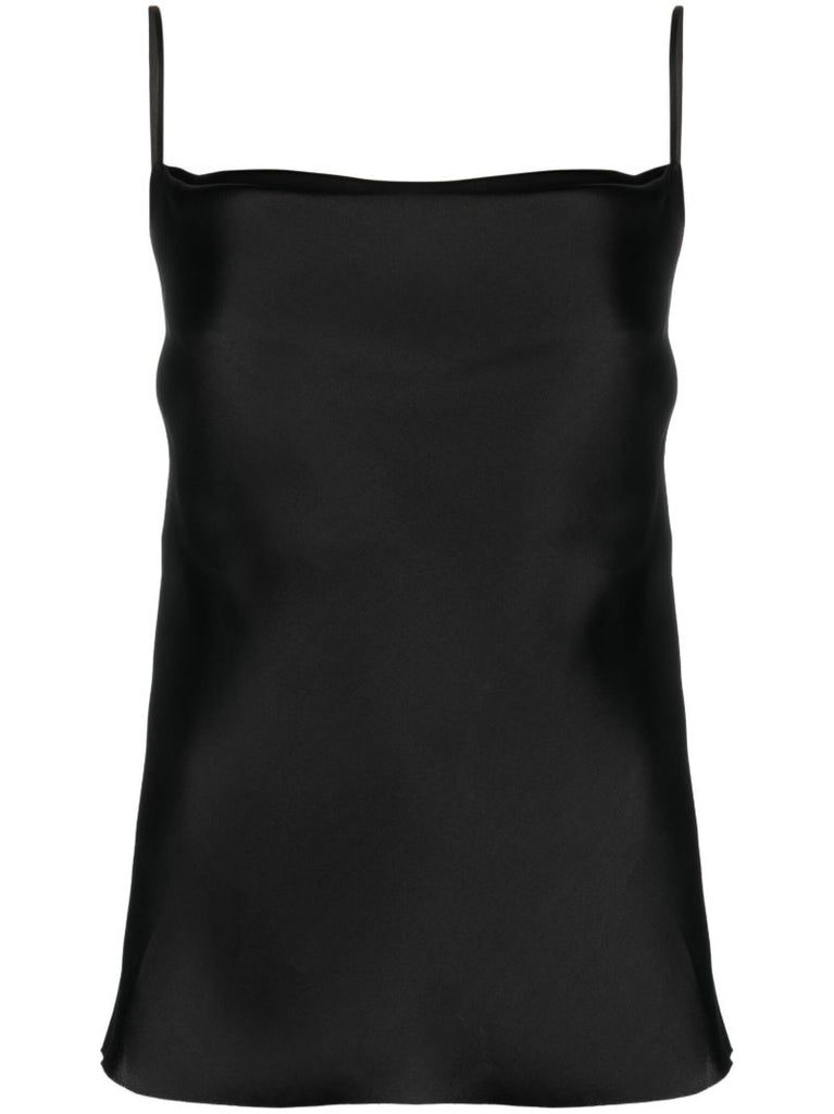 Black Square Neck Camisole Top