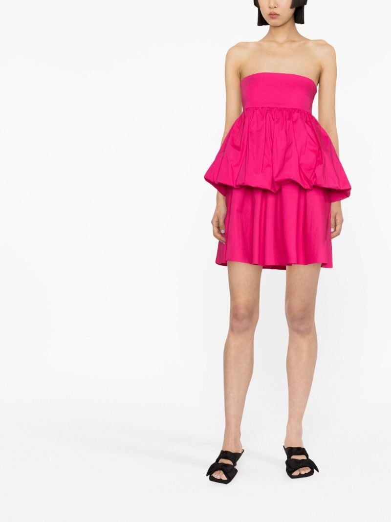 Pink Chloe Strapless Tiered Dress