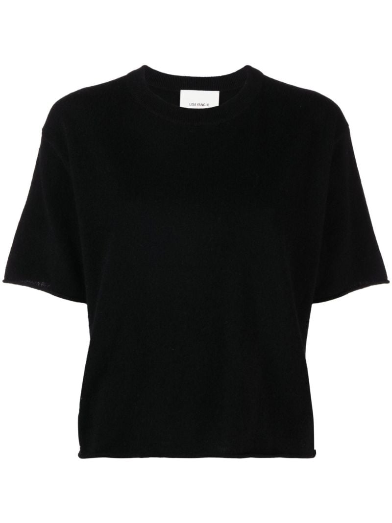 Black Cila Cashmere T-shirt