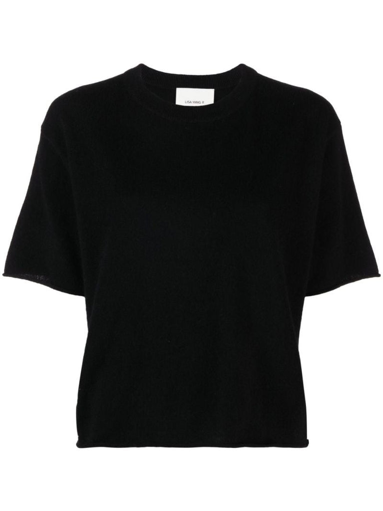 Black Cila Cashmere T-shirt