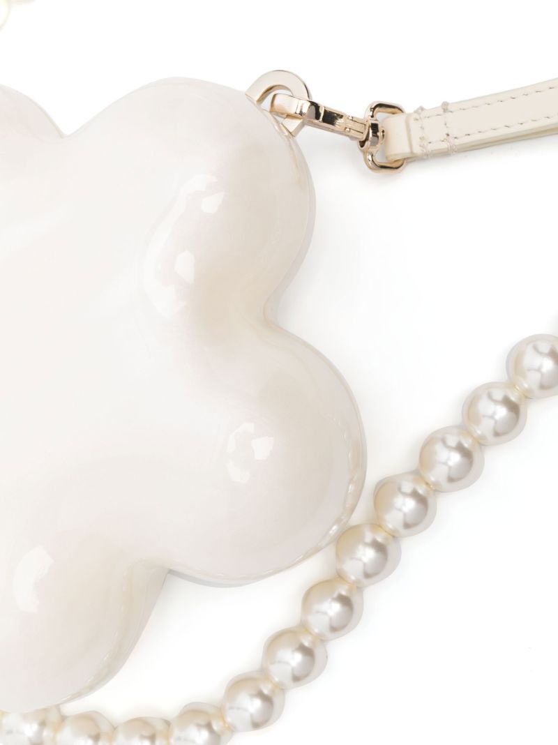 White Micro Star Pearl Bag
