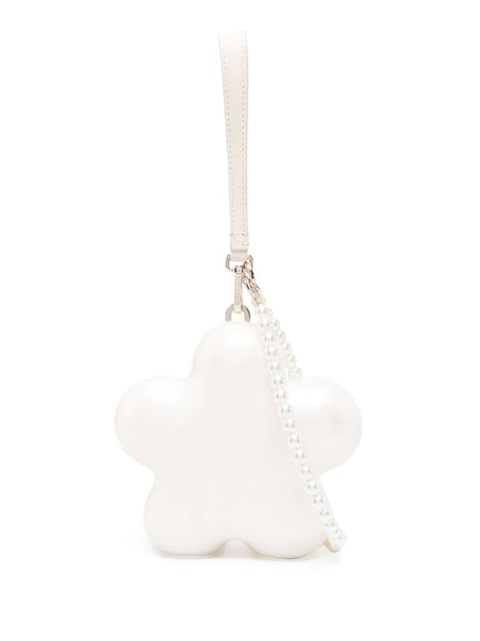 White Micro Star Pearl Bag