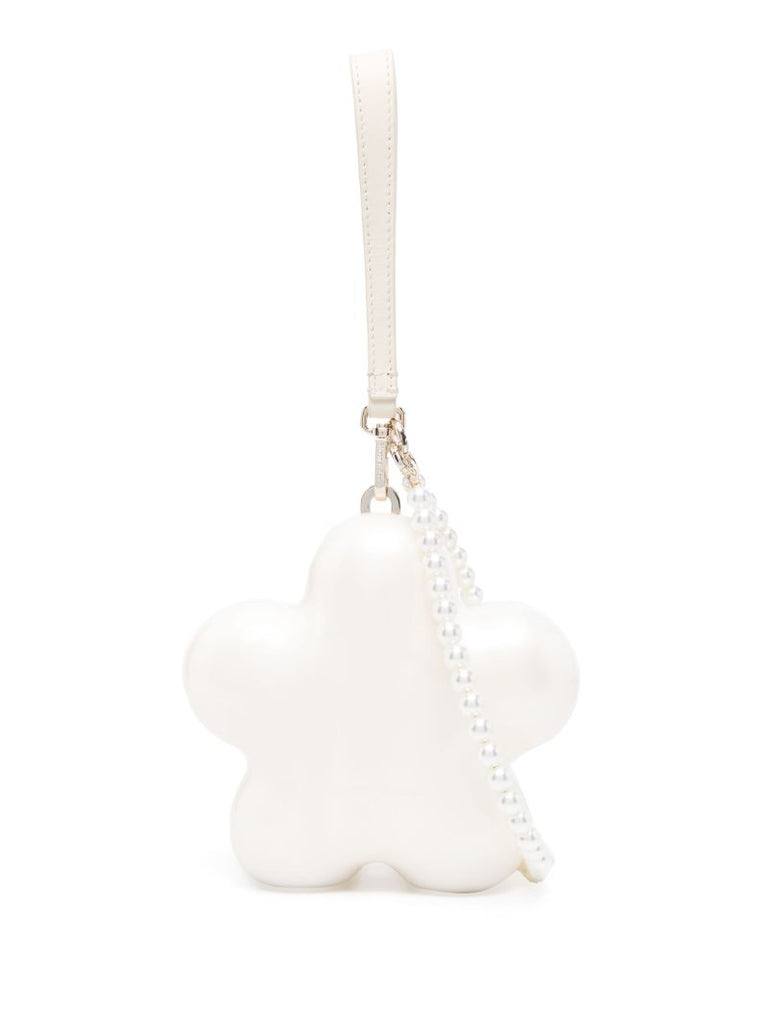 White Micro Star Pearl Bag