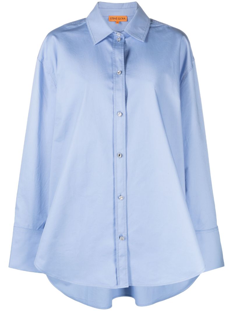 Blue Oversized Shirt