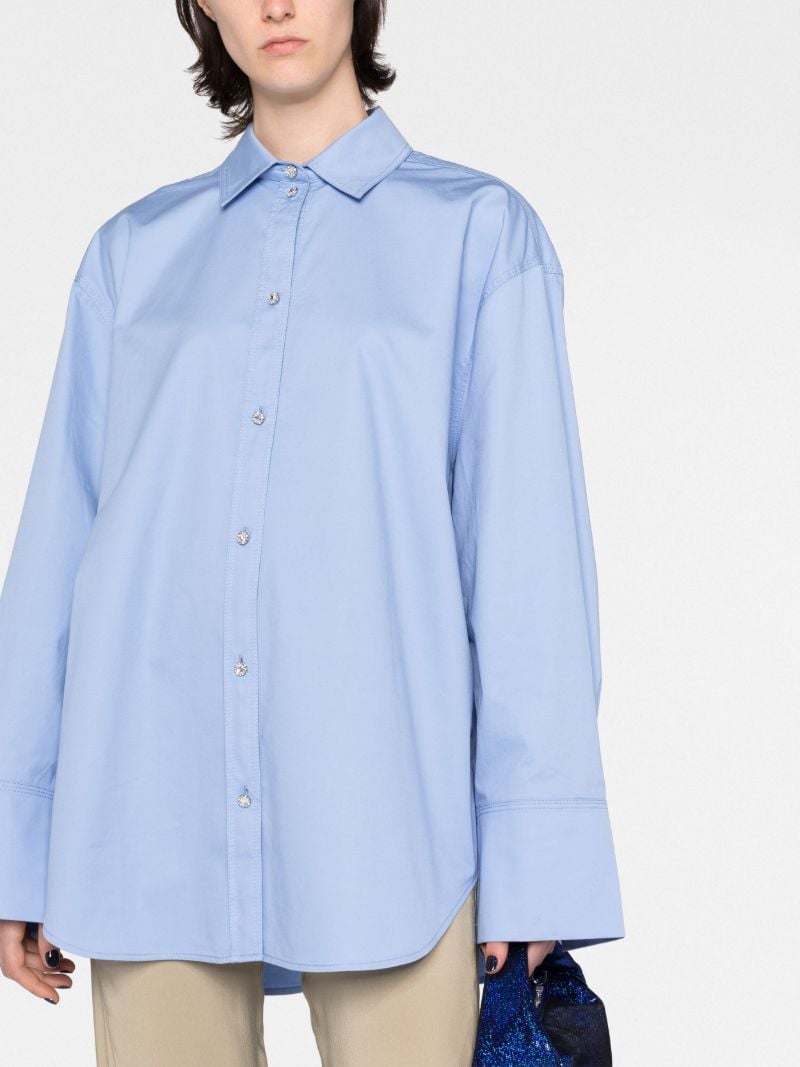 Blue Oversized Shirt