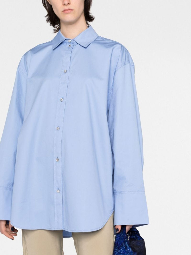 Blue Oversized Shirt
