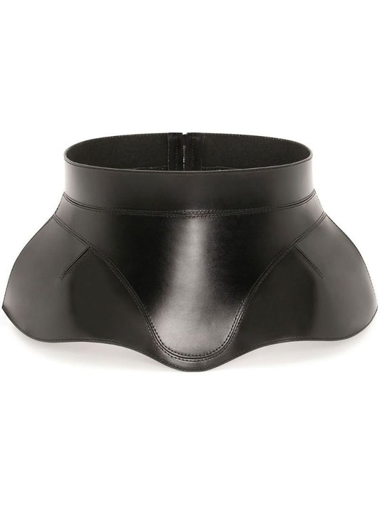 Black Leather Corset Belt