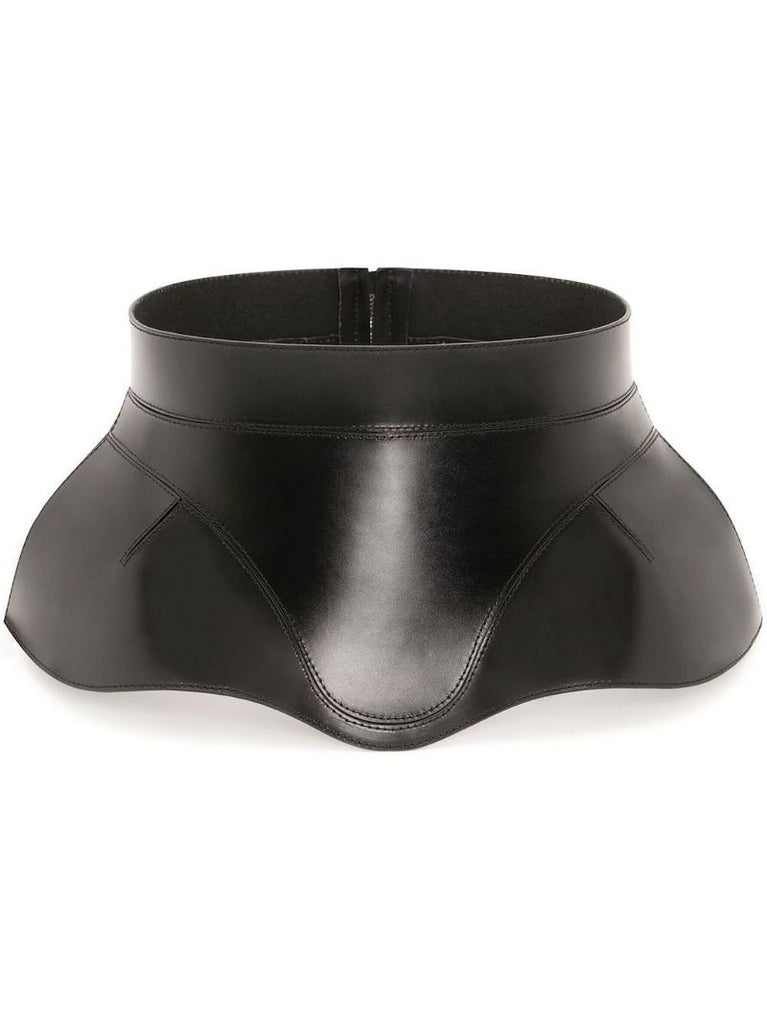 Black Leather Corset Belt