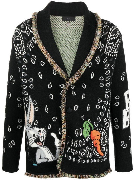 X Looney Tunes Black Bugs Bunny Bandana Cardigan