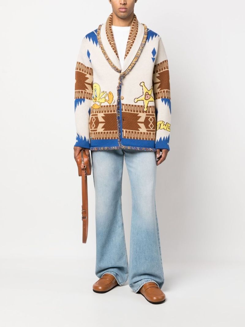 X Looney Tunes Neutral Tweety Cowboy Icon Cardigan