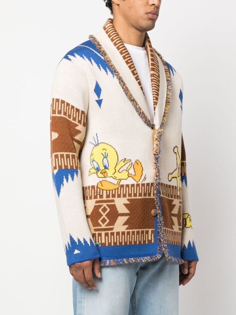 X Looney Tunes Neutral Tweety Cowboy Icon Cardigan