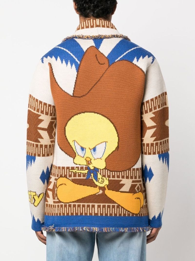 X Looney Tunes Neutral Tweety Cowboy Icon Cardigan