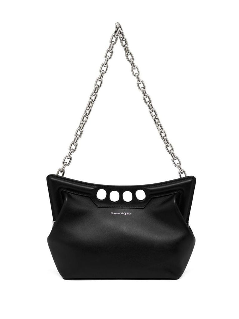 Black the Peak Small Leather Bag