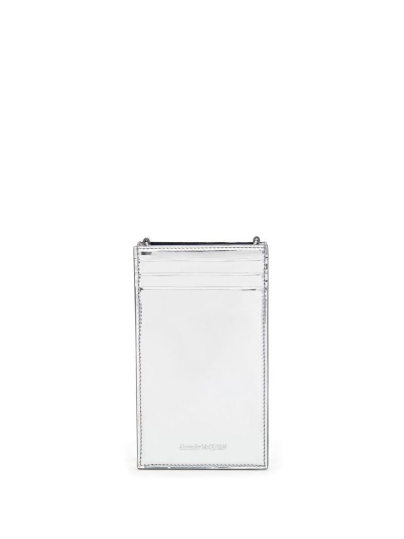 Silver-tone Skull Phone Case