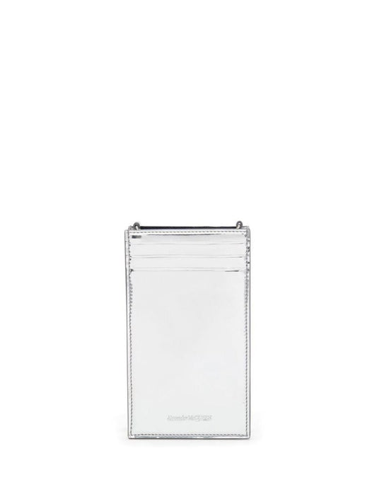 Silver-tone Skull Phone Case