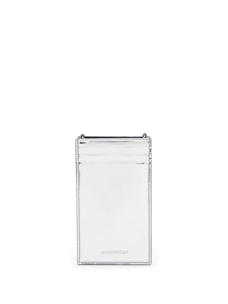 Silver-tone Skull Phone Case