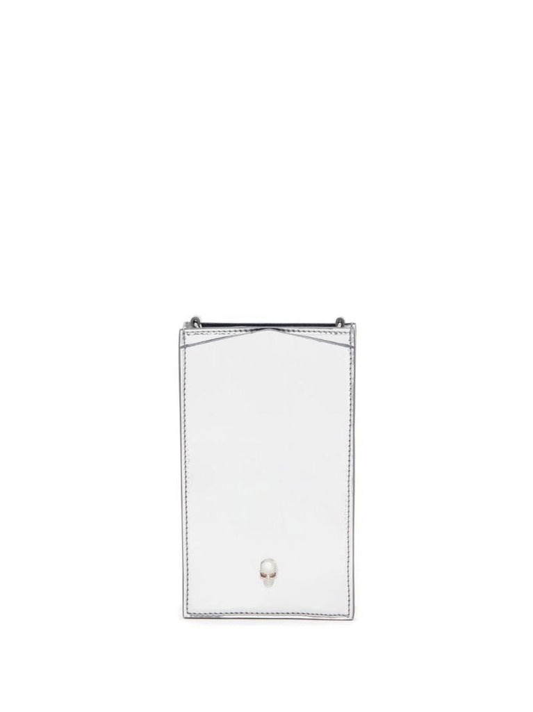 Silver-tone Skull Phone Case
