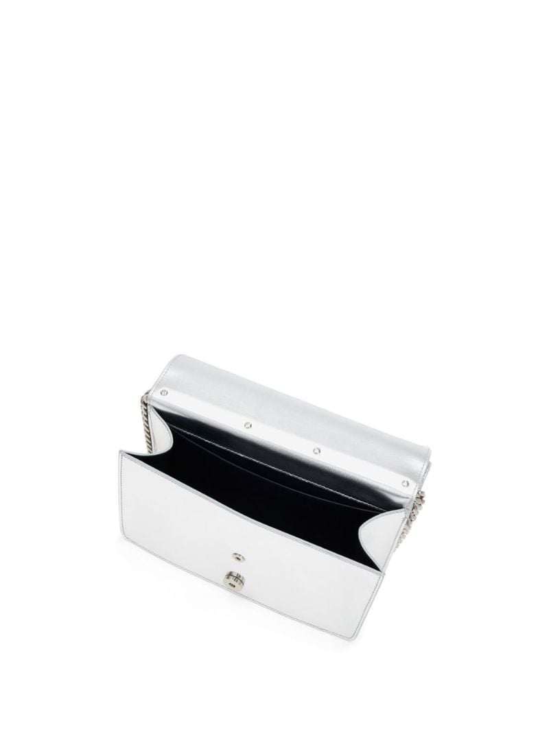 Silver-tone Skull Phone Case