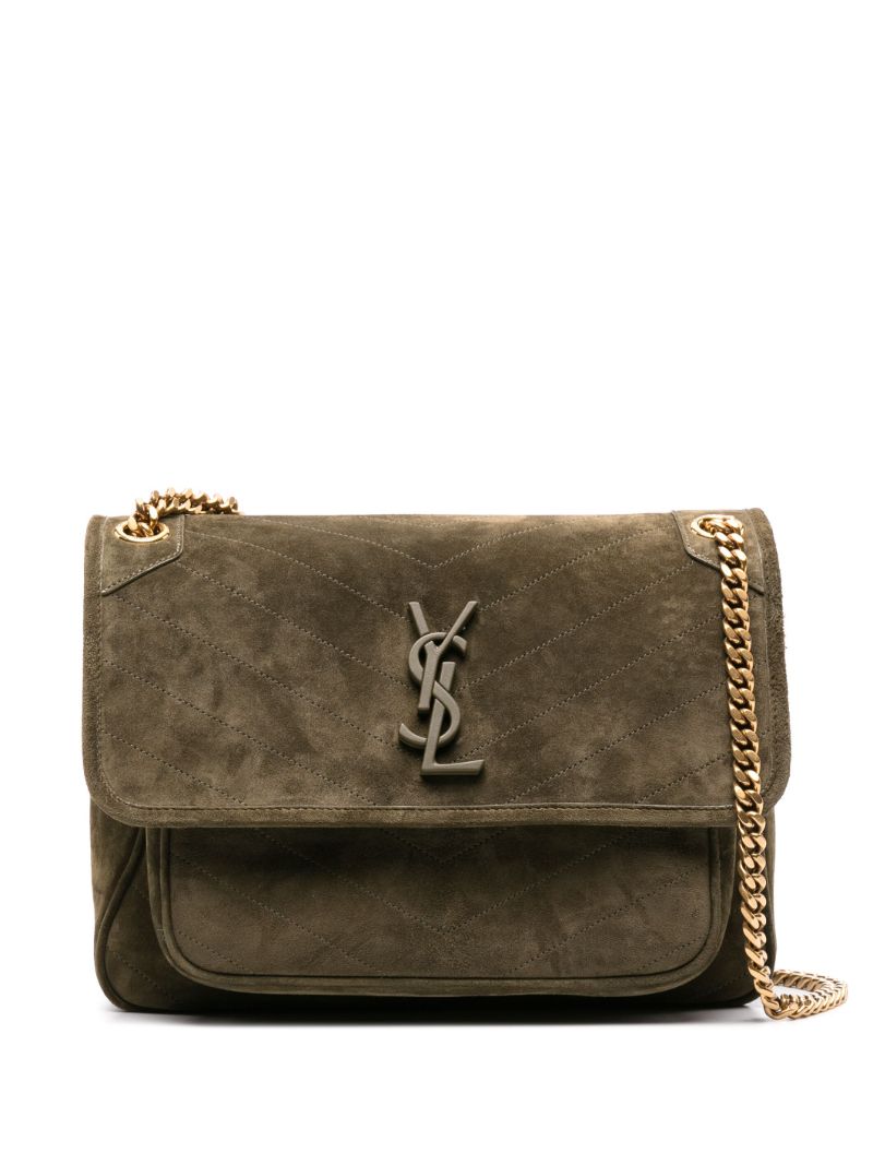 Green Niki Medium Shoulder Bag