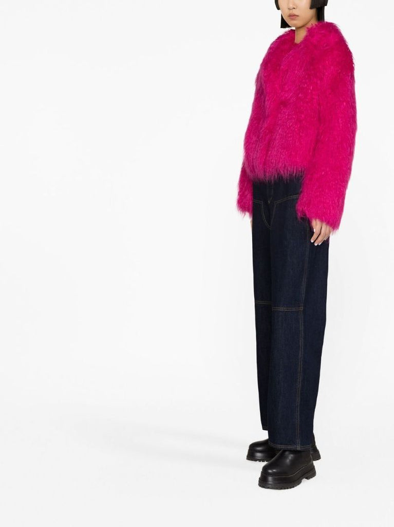 Pink Janet Faux-fur Jacket
