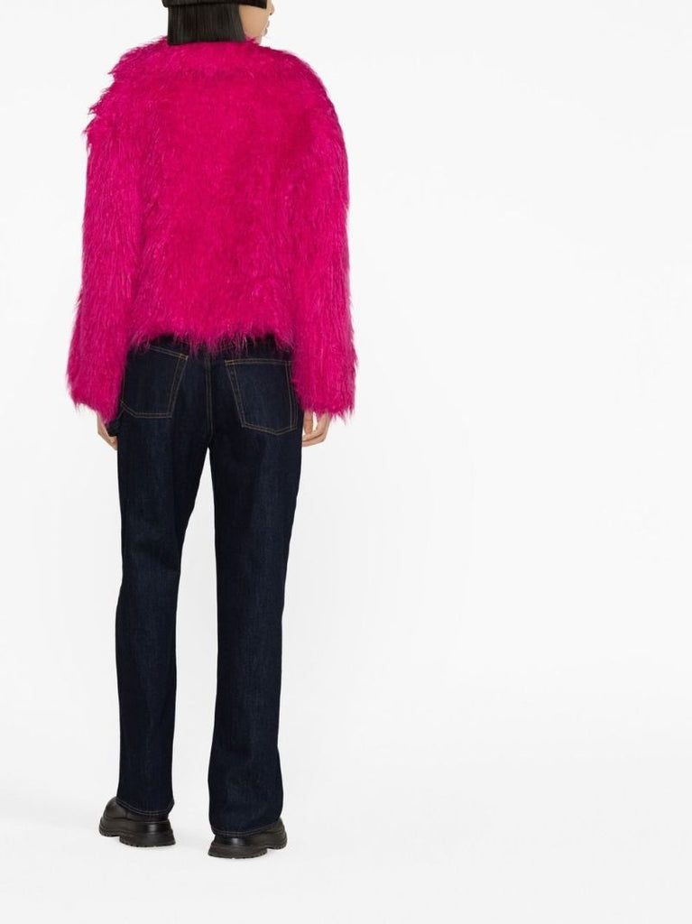 Pink Janet Faux-fur Jacket