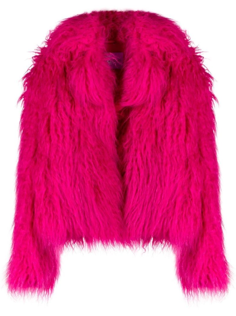 Pink Janet Faux-fur Jacket