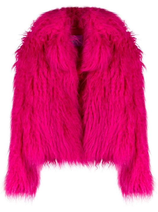 Pink Janet Faux-fur Jacket