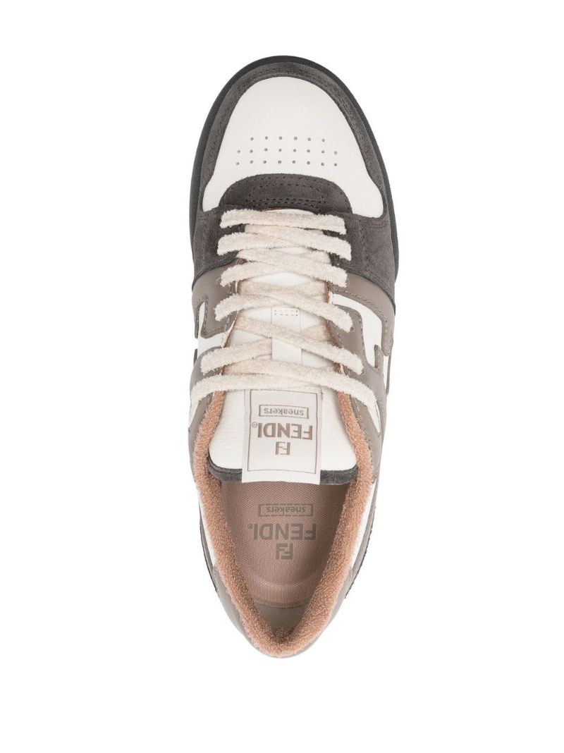 Neutral Match Leather Sneakers