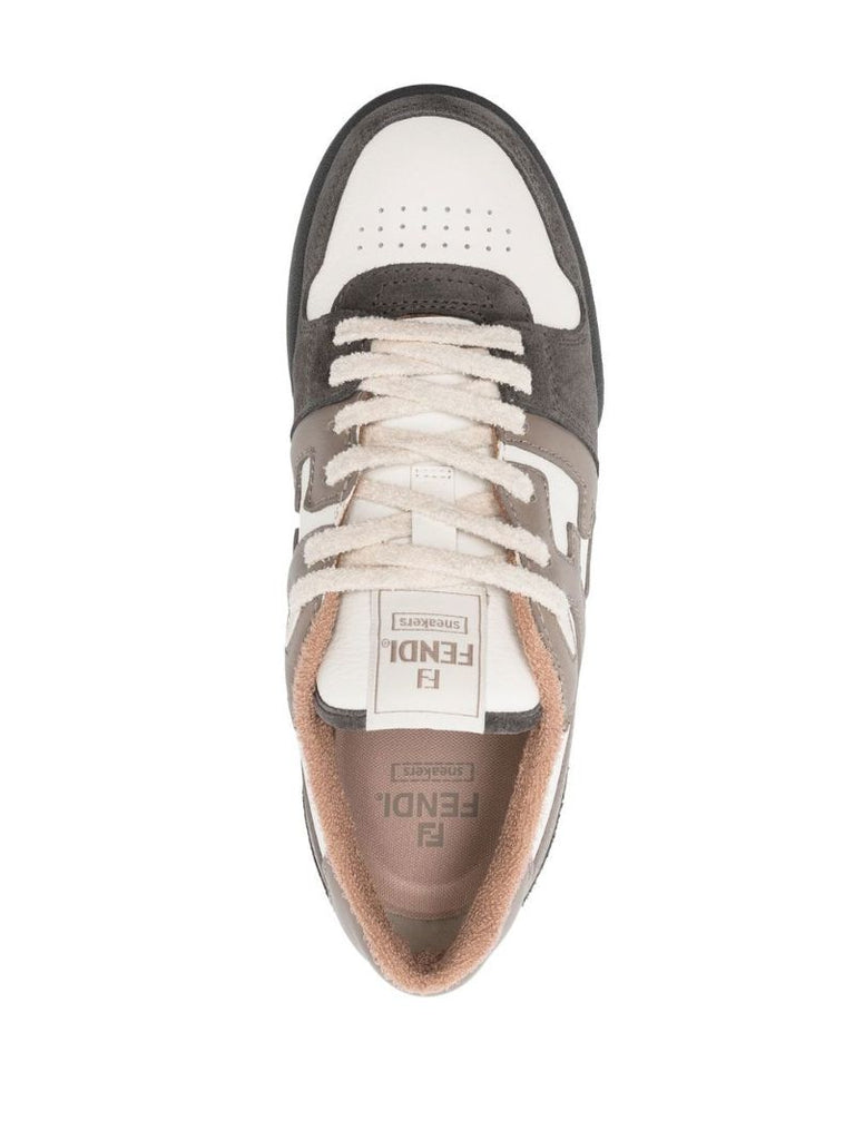 Neutral Match Leather Sneakers