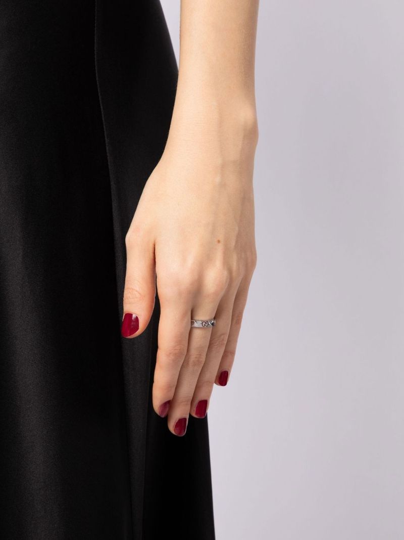 18k White Gold Icon Star Ring
