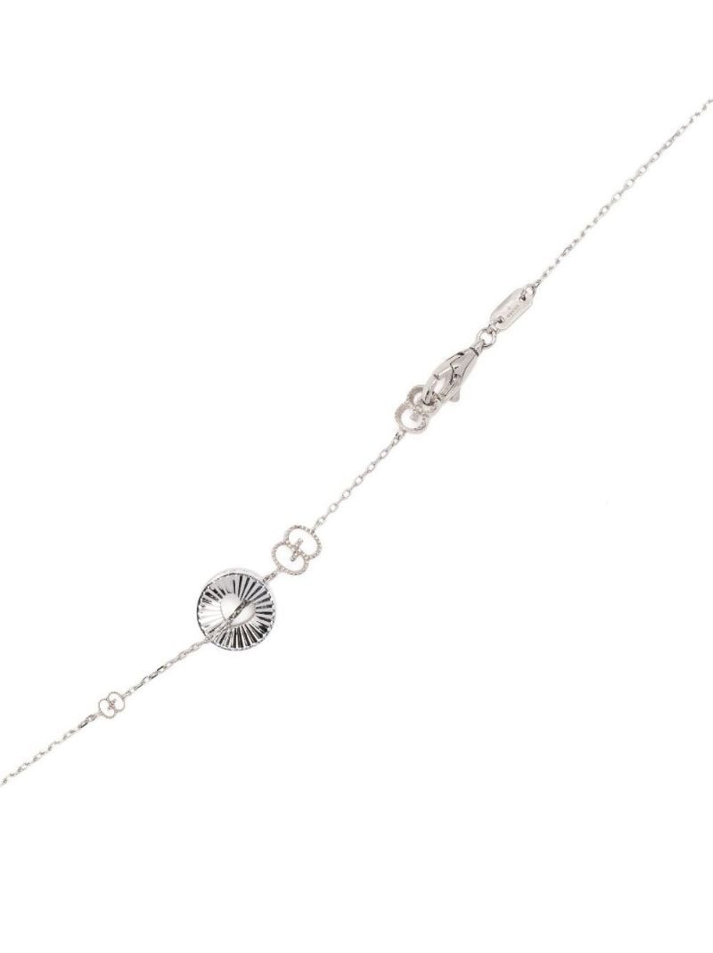 18k White Gold Heart Necklace