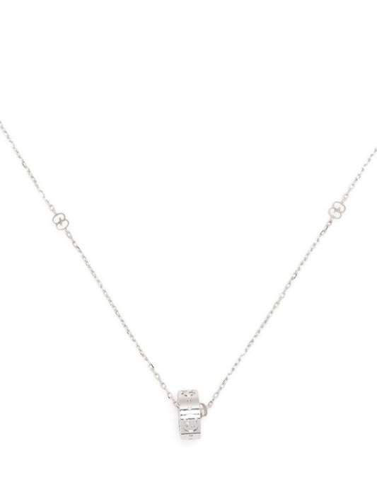 18k White Gold Heart Necklace