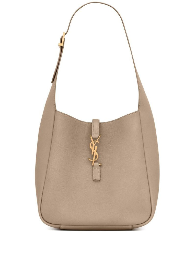 Grey Le 5 Ã_x0083_Â  7 Leather Shoulder Bag