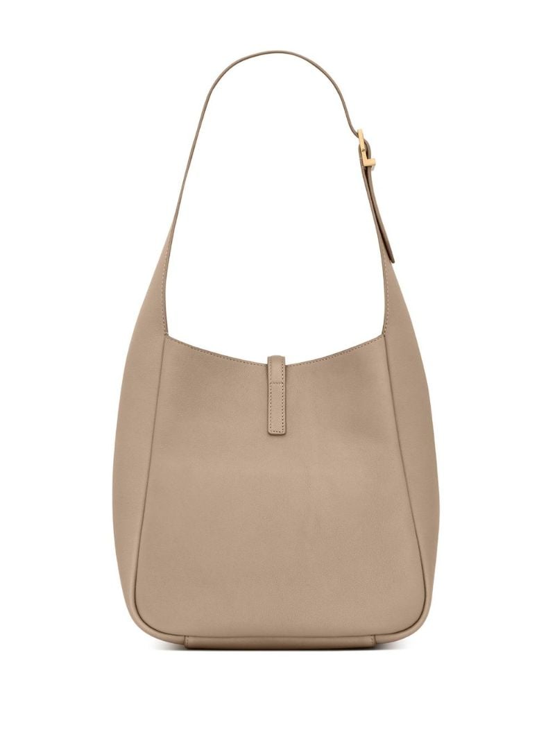 Grey Le 5 Ã_x0083_Â  7 Leather Shoulder Bag