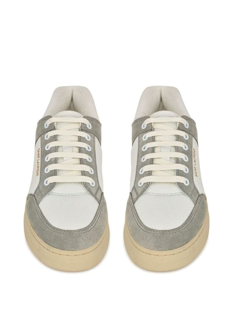 Grey Sl/61 Leather Sneakers