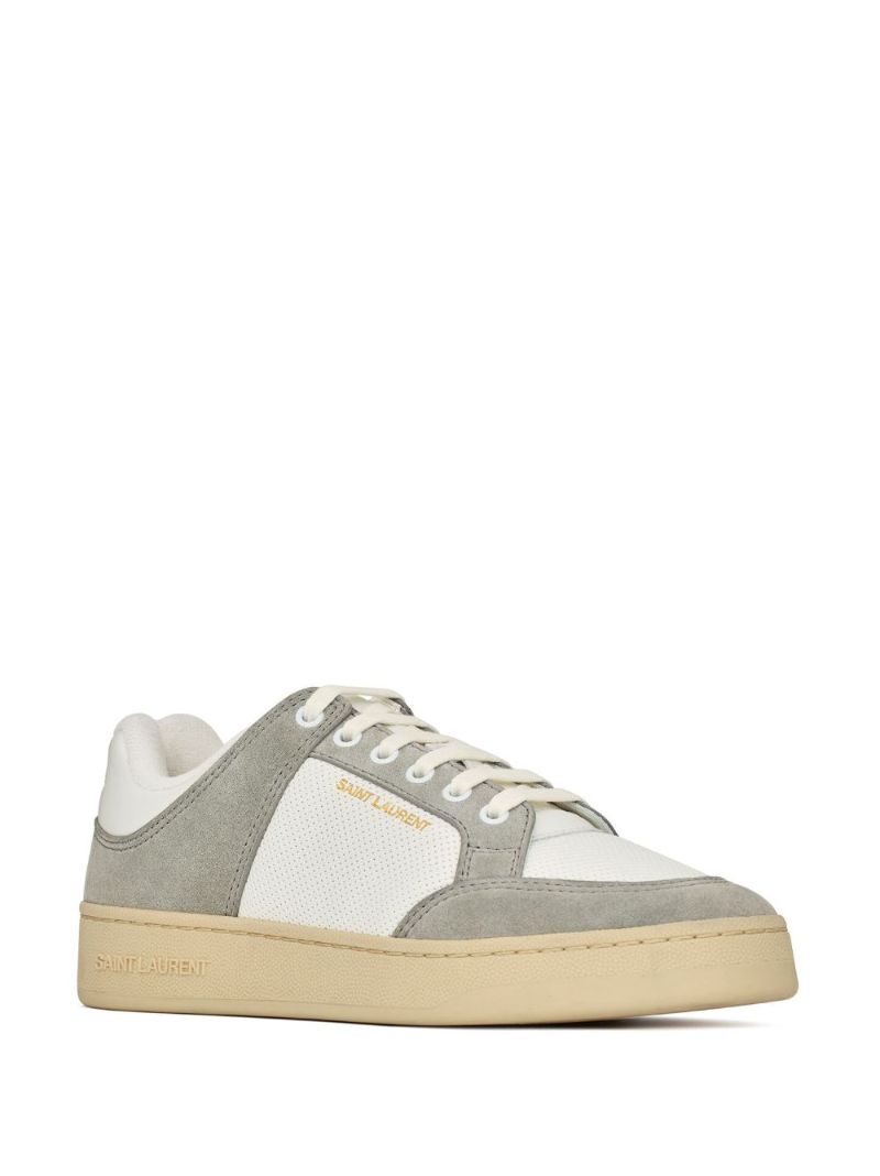 Grey Sl/61 Leather Sneakers