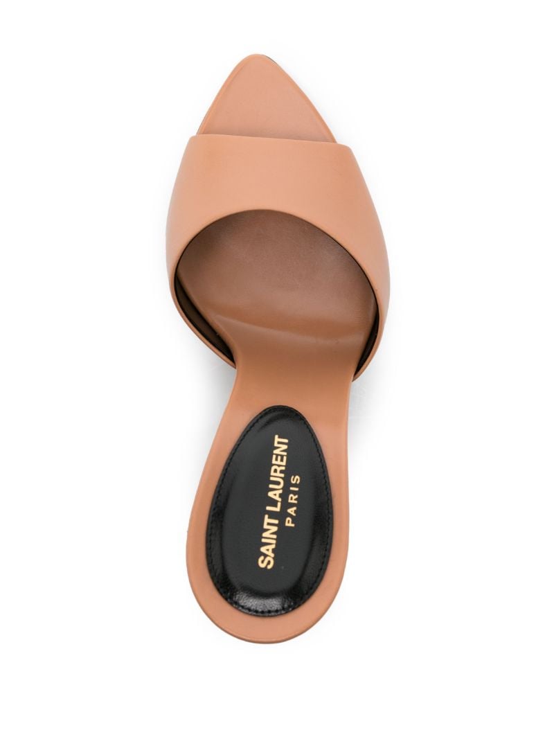 Brown Suite 105 Leather Mules