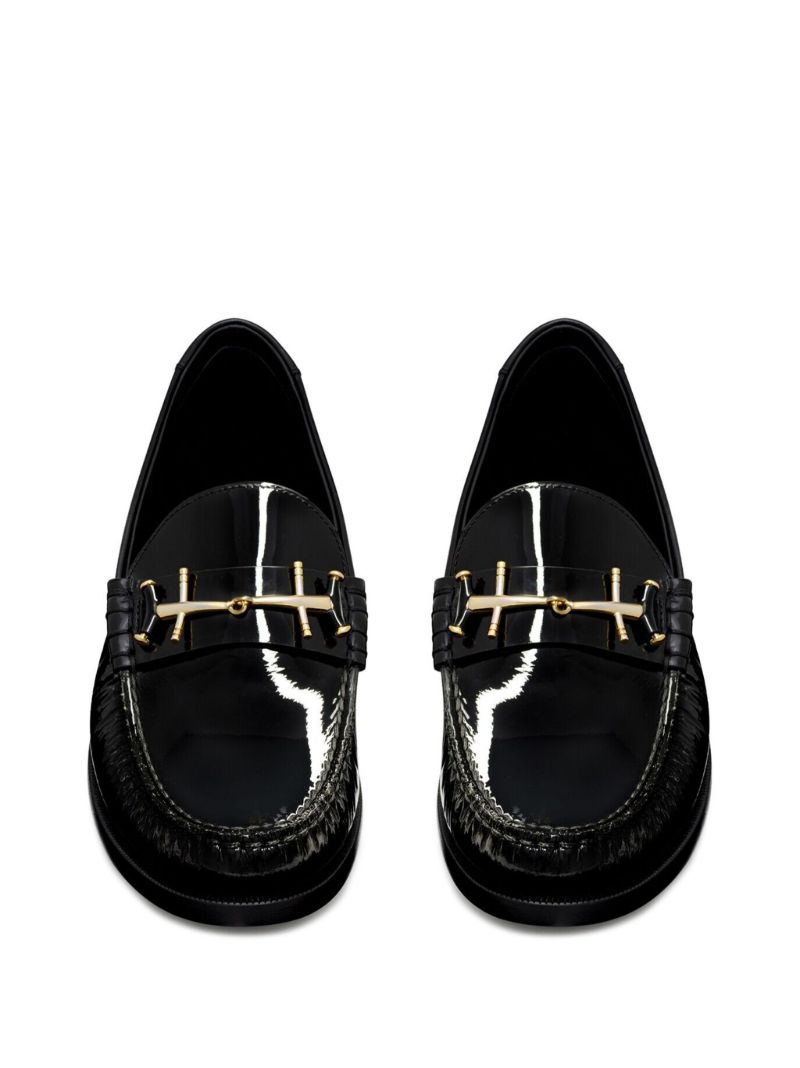 Black Le Loafer Patent Leather Loafers