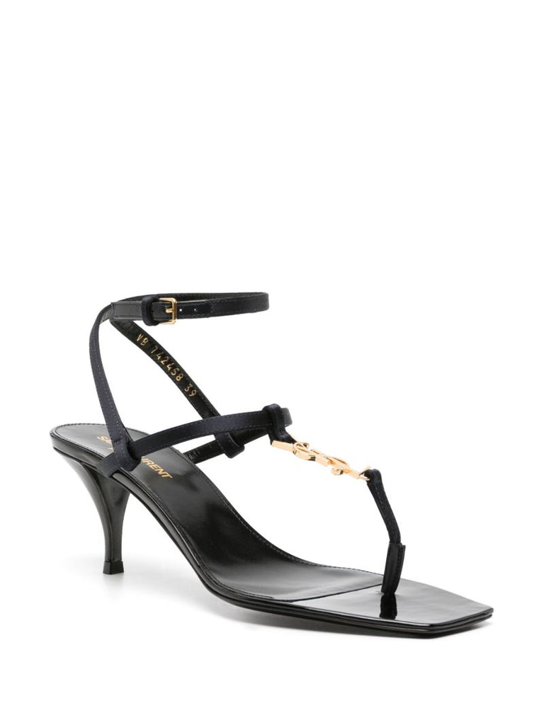 Blue Cassandra 60 Satin Sandals