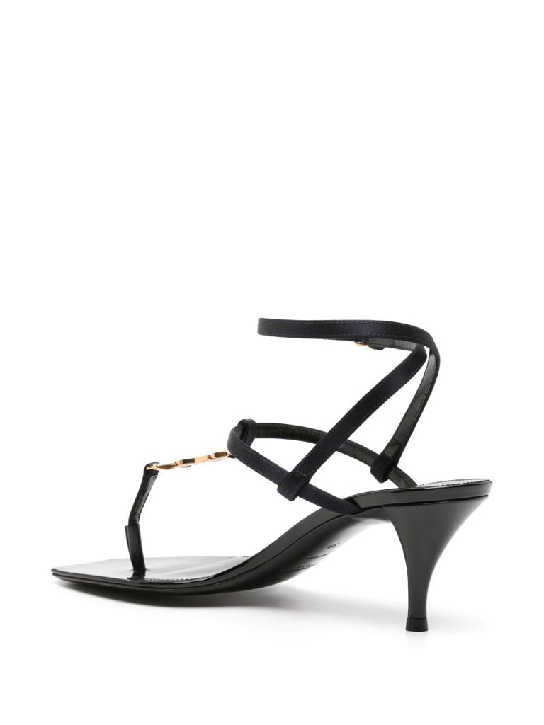 Blue Cassandra 60 Satin Sandals