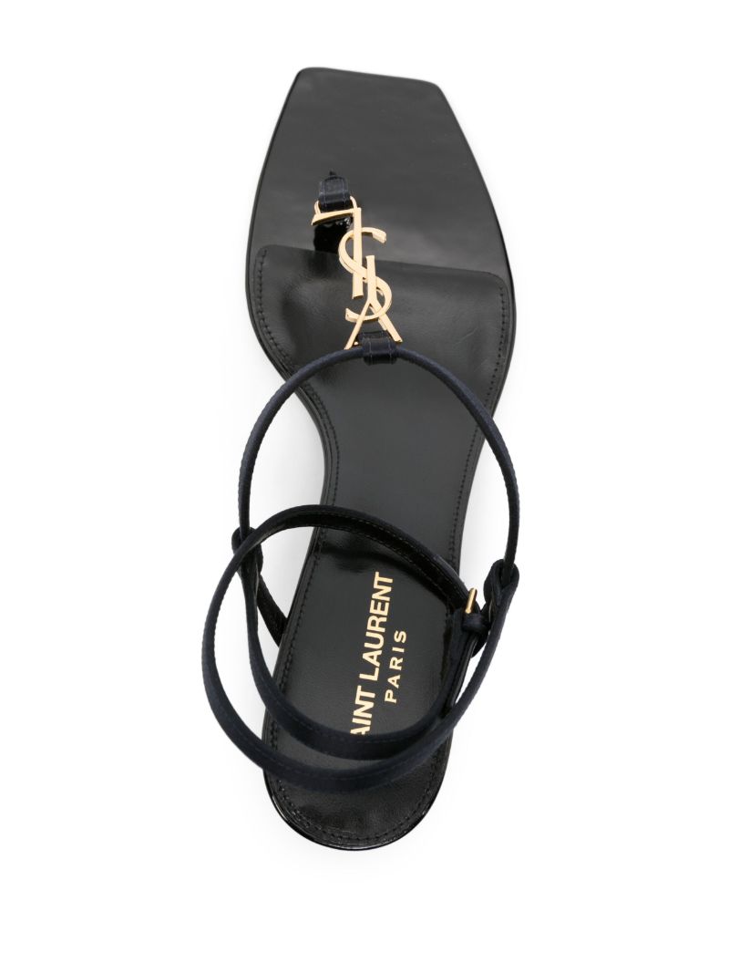 Blue Cassandra 60 Satin Sandals