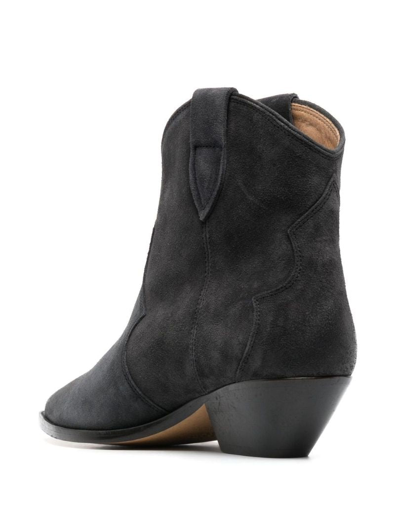 Black Dewina 40 Suede Cowboy Boots